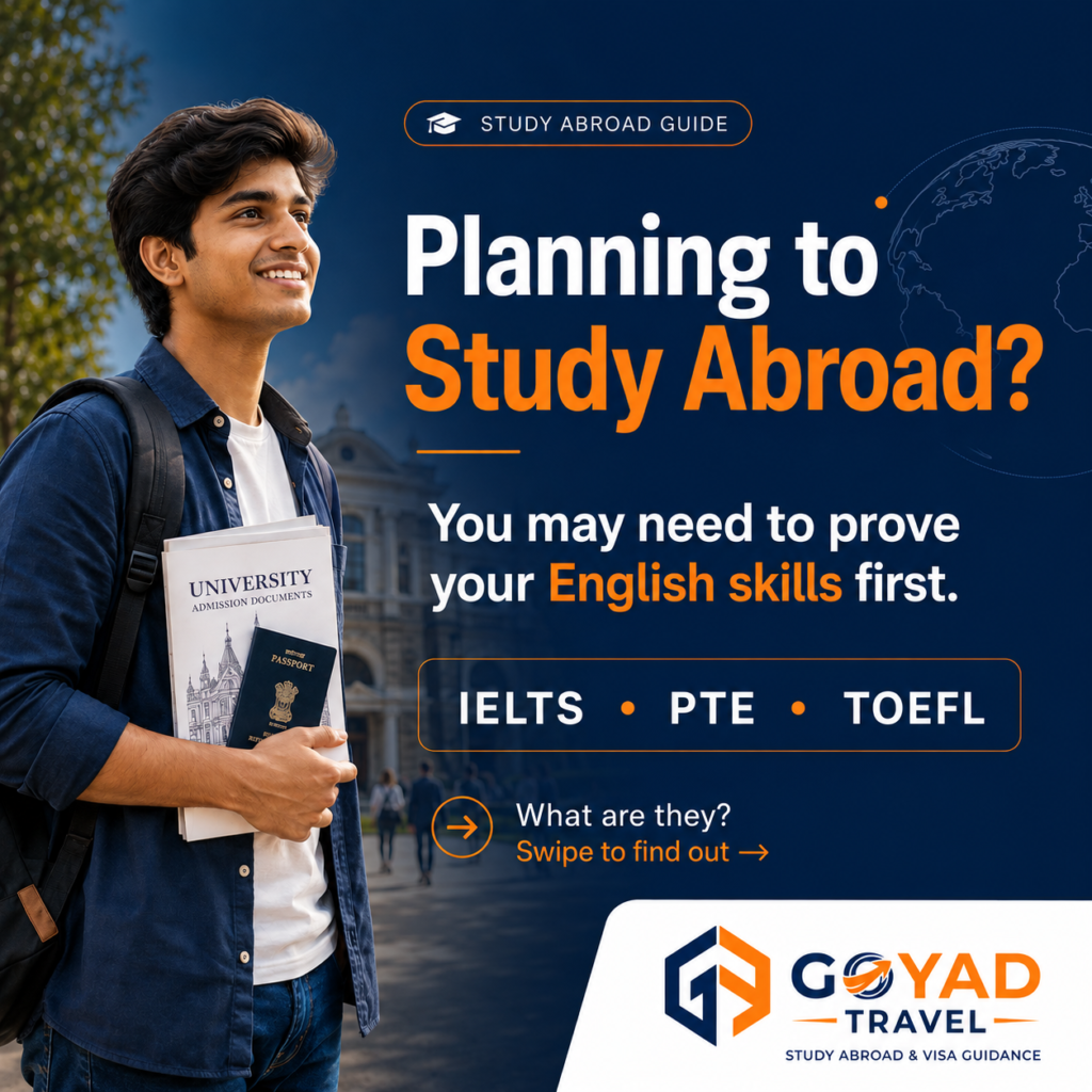 English proficiency test for study abroad