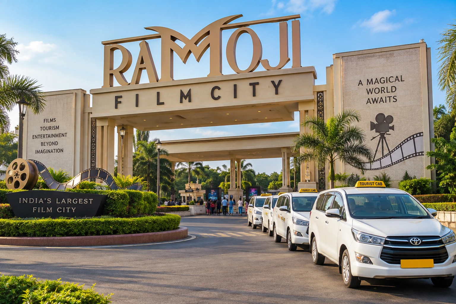 Ramoji Film City cab from Hyderabad