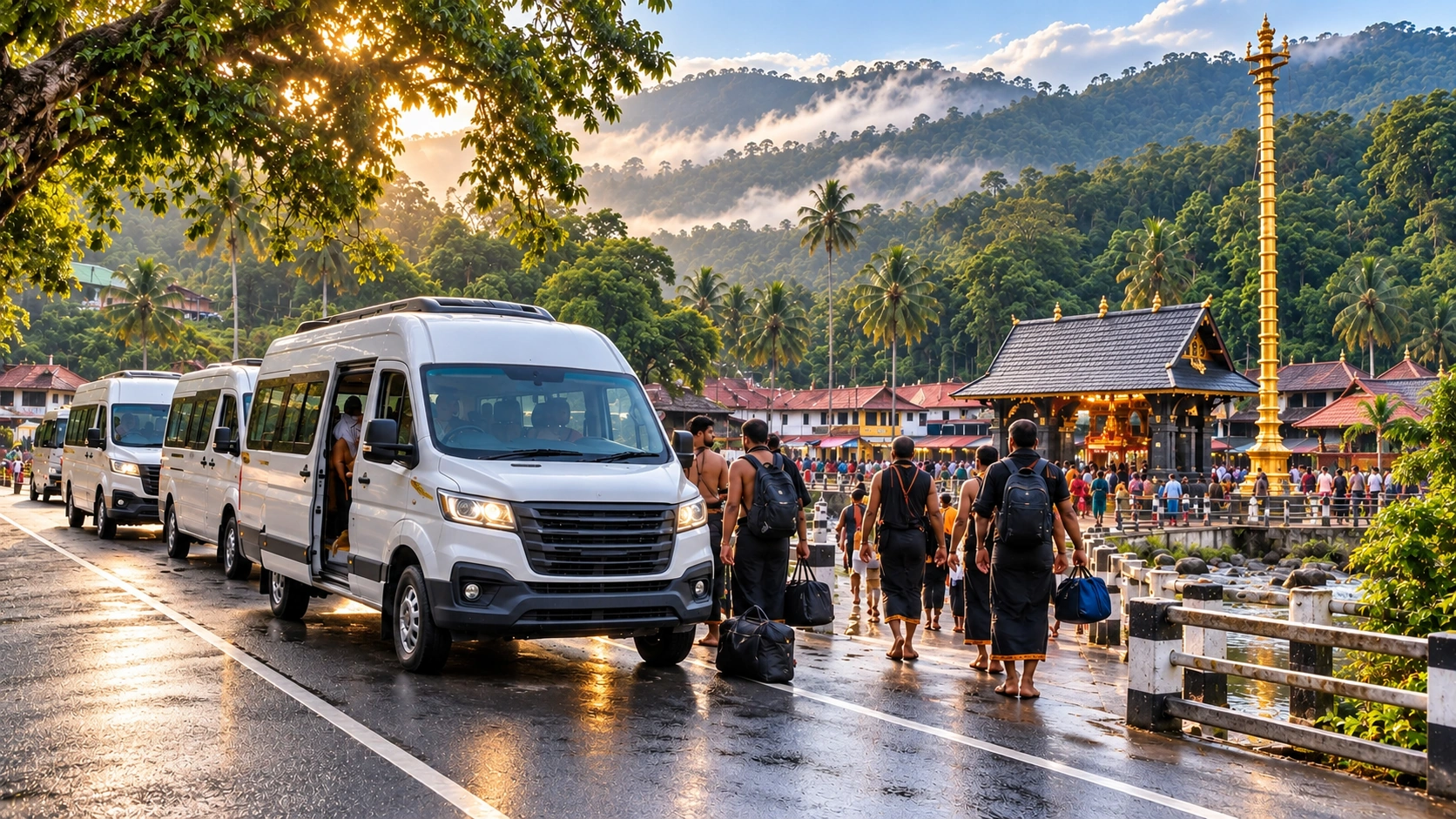 Sabarimala Ayyappa pilgrimage road travel from Hyderabad