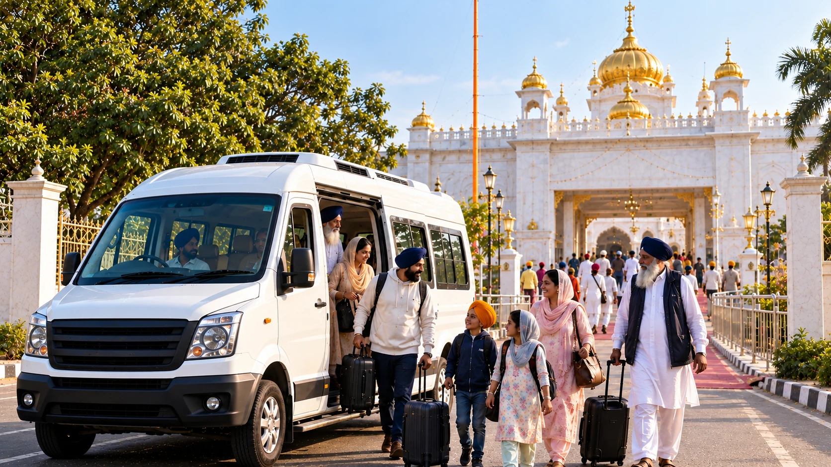 Sikh pilgrimage road travel from Hyderabad to gurudwaras